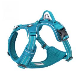 Chest Strap Pet Supplies Explosion-proof Vest Dog Hand Holding Rope (Option: Lake Blue-M)