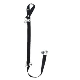 Dog Out Alarm Doorbell Rope (Option: Black-3bells)