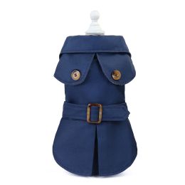 Trendy And Fashionable Dog Clothing And Clothing (Option: Navy Blue-XXL)