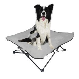 Pet March Bed Oxford Cloth (Option: Cool Grey-L)