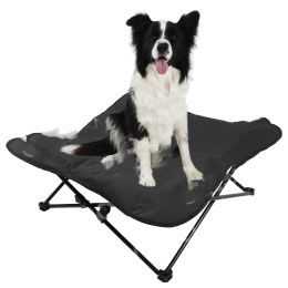 Pet March Bed Oxford Cloth (Option: Black-L)