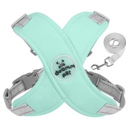 Pet Dog Breathable Chest Strap Reflective Hand Holding Rope (Option: Green-M)