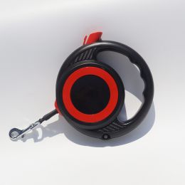 Portable Pet Dog Retractable Adjustment Hand Holding Rope (Option: Red Black-5 M)