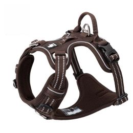 Chest Strap Pet Supplies Explosion-proof Vest Dog Hand Holding Rope (Option: Brown-L)