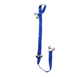 Dog Out Alarm Doorbell Rope (Option: Dark Blue-3bells)