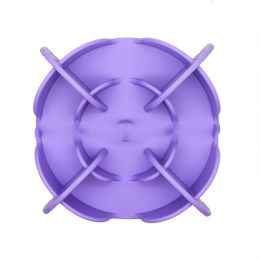 Anti Overturning Pad Suction Cup Basin (Option: Purple-L)