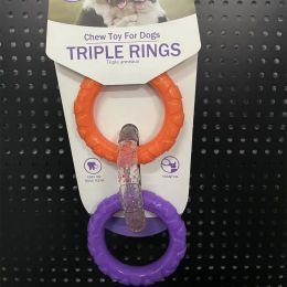 Pet Dog Teeth Grinding Interactive Bite Resistant Toys (Option: Orange Purple)