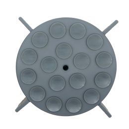 Anti Overturning Pad Suction Cup Basin (Option: Dark Grey-L)