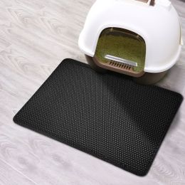 Double Layer EVA Pet Litter Mat (Option: Black-40X50cm)